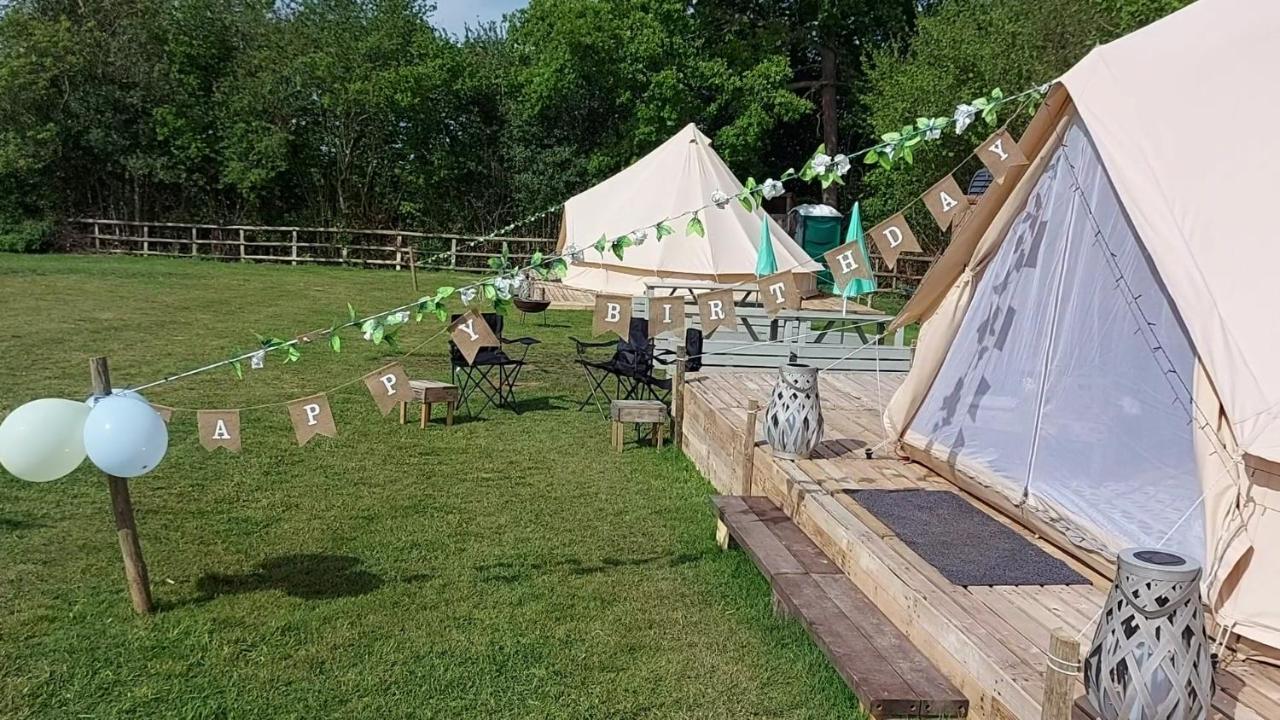 Hopgarden Glamping - Luxury 6M Bell Tent Wadhurst Экстерьер фото