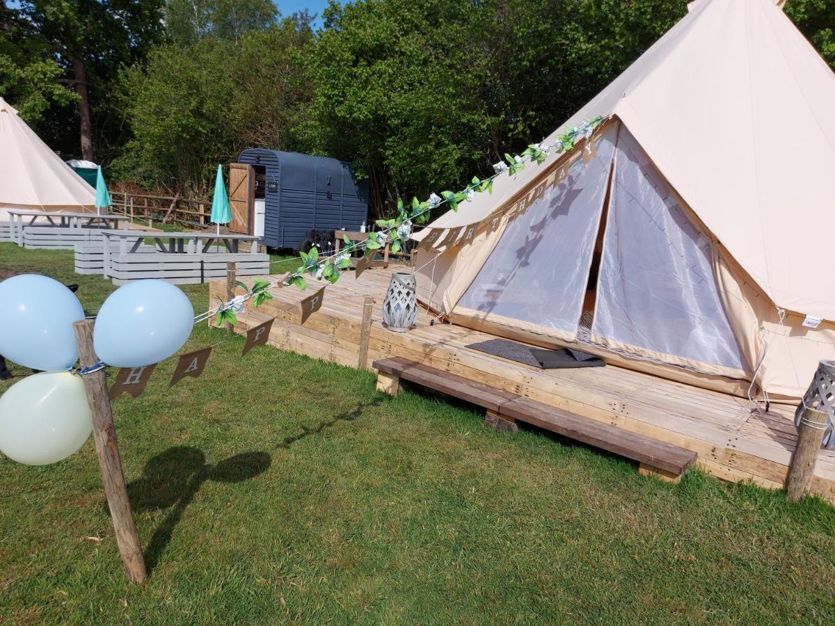 Hopgarden Glamping - Luxury 6M Bell Tent Wadhurst Экстерьер фото